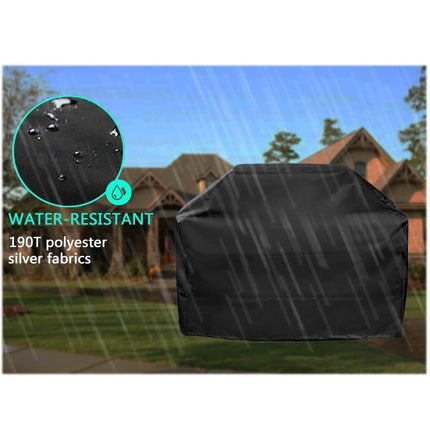 Waterproof BBQ Cover Oxford UV Protection, 145 x 61 x 117cm, for Garden Barbecue.