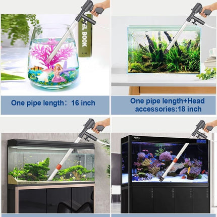 Aquarium Bottom Cleaner Set for Fish Tank, Effective Sand Cleaner, Compatible with Aquariums.