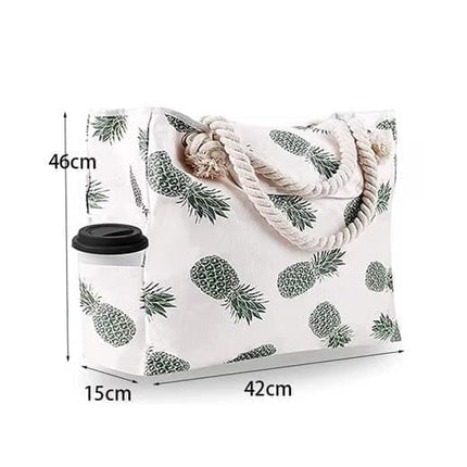 Large Waterproof Beach Bag for Women, Light Green, Extra Large.