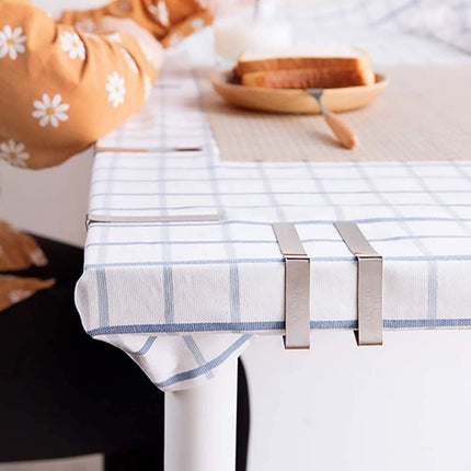 8 Picnic Table Cloth Clips, Elegant Solution for Table Setting, 8-pack.