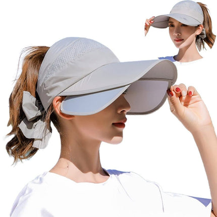 Women's Sun Hat Wide Brim UV Protective Golf Hat for Outdoor, One Size.