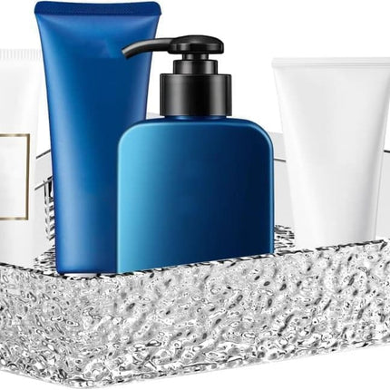 Hanging Shower Storage Shelf for Shampoo Soap and Bottles, No Drilling Bathroom Organizer.