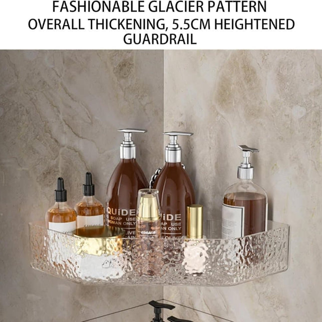 Hanging Shower Storage Shelf for Shampoo Soap and Bottles, No Drilling Bathroom Organizer.