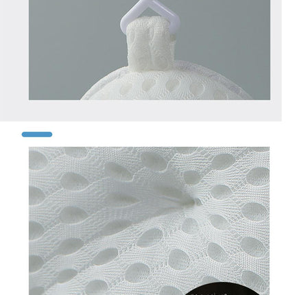 Bathtub Cushion with 7 Suction Cups, 4D Breathable Headrest for Relaxation, Compatible with Bathtubs & Massage Tubs, Blue.