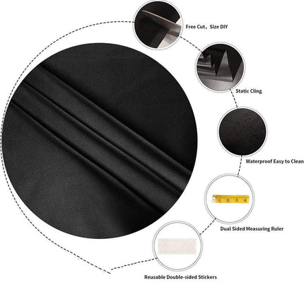 Blackout Curtain 145x300cm with Suction Cups, 100% UV Protection, Portable for Bedroom Windows, Home and Travel.