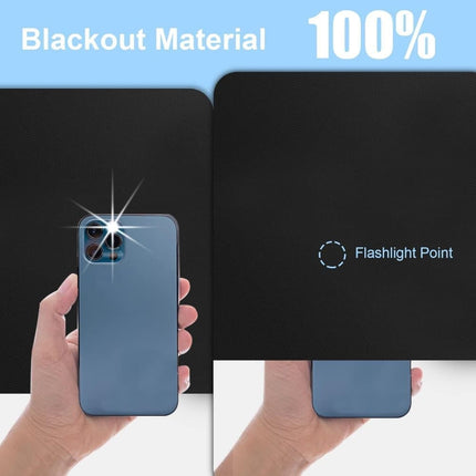 Blackout curtain with suction cups, UV protection, easy assembly for bedroom windows, home and travel, 100% blackout, 145x200cm.