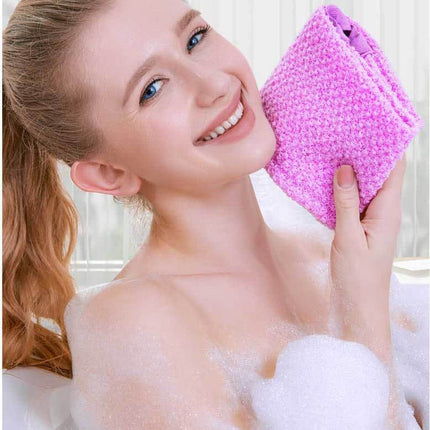 Exfoliating Body Scrub & Back Scrub for Shower, Deep Cleansing, Easy Assembly, Smooth Washing.