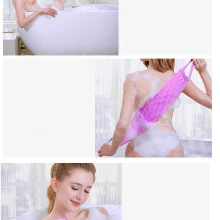 Exfoliating Body Scrub & Back Scrub for Shower, Deep Cleansing, Easy Assembly, Smooth Washing.