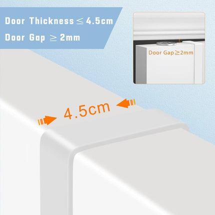 4 Pack Hanging Hooks for Doors, Single Door Hook.