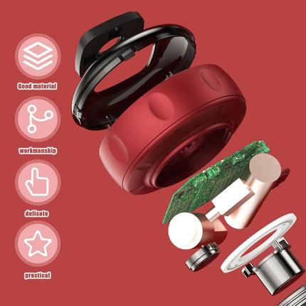 12-Speed Electric Cupping Therapy Machine Vacuum Massager Set, Red.