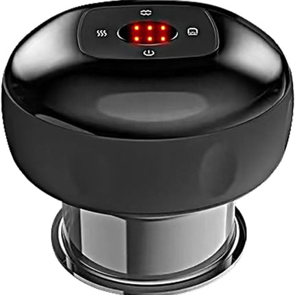Electric Cupping Massager 12-Speed Vacuum Therapy Set, Black, Compatible with Braun.