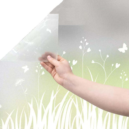 Dandelion Window Film Privacy Protection UV Blocking for Bathroom, 45cm x 200cm.