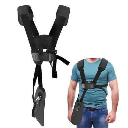 Adjustable Nylon Trimmer Strap, Compatible with Grass Trimmer and Leaf Blower, Black.
