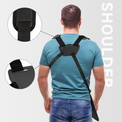 Adjustable Nylon Trimmer Strap, Compatible with Grass Trimmer and Leaf Blower, Black.