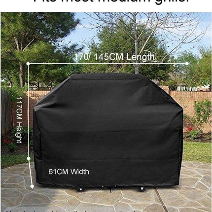 Heavy Duty Grill Cover 210D Oxford Waterproof UV Protection, 145x61x117 cm.