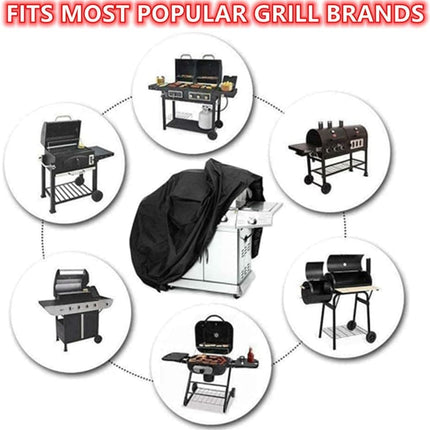 Heavy Duty Grill Cover 210D Oxford Waterproof UV Protection, 145x61x117 cm.