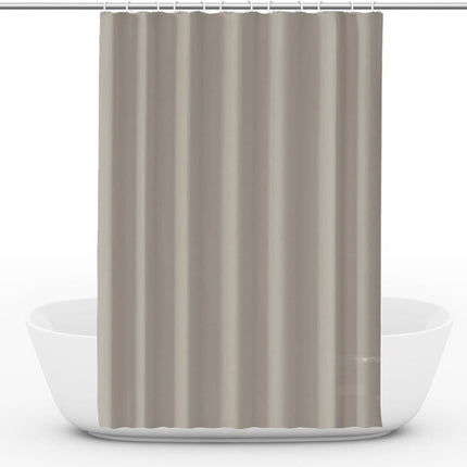 Waterproof Reinforced PEVA Shower Curtain Mildew Resistant Colorfast Durable Quick-Drying, 71x72 inches, Beige.