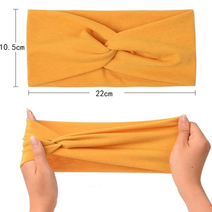 4 pcs Elastic Hair Band Headband for Yoga Training, Patterned.