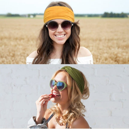 4 pcs Elastic Hair Band Headband for Yoga Training, Patterned.