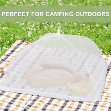 4 Pack Pop-up Food Cover Mesh Insect Net, Foldable for Camping Picnic Grilling, 43cm, Compatible with Oral-B Braun.
