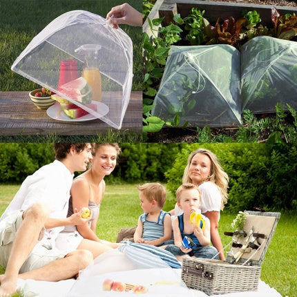 4 Pack Pop-up Food Cover Mesh Insect Net, Foldable for Camping Picnic Grilling, 43cm, Compatible with Oral-B Braun.