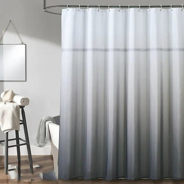 Waterproof Shower Curtain Moroccan Pattern Mold Resistant, 120x180 cm or 180x180 cm.