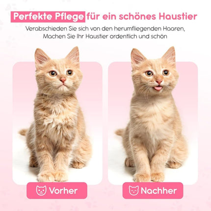 Dog brush and fur brush for dogs and cats, Pink.