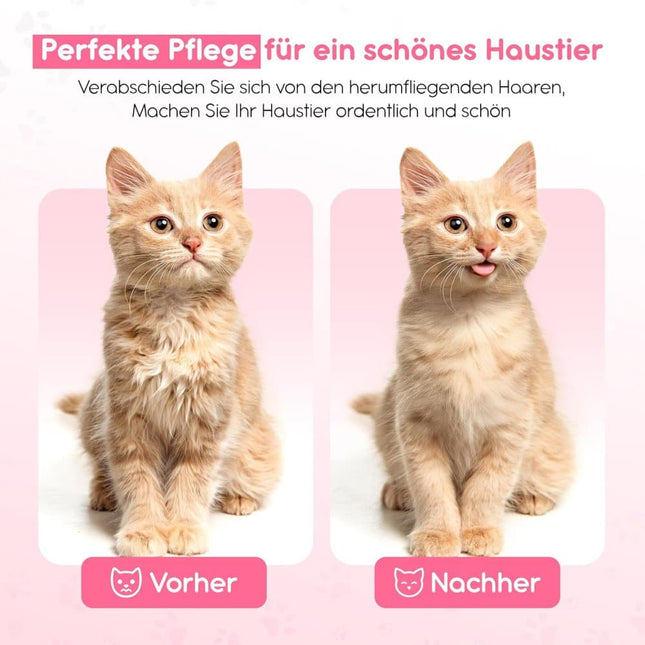 Dog brush and fur brush for dogs and cats, Pink.
