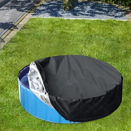 1 Round Pool Cover, 162x30cm, for Children, Sandbox & Toys Protection, Sun Protection, Dog Pool Cover.