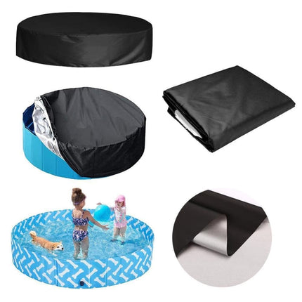 1 Round Pool Cover, 162x30cm, for Children, Sandbox & Toys Protection, Sun Protection, Dog Pool Cover.