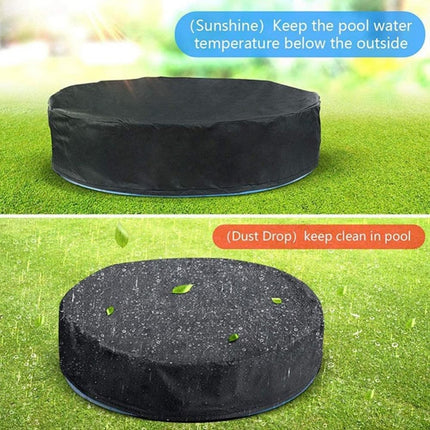 1 Round Pool Cover, 162x30cm, for Children, Sandbox & Toys Protection, Sun Protection, Dog Pool Cover.