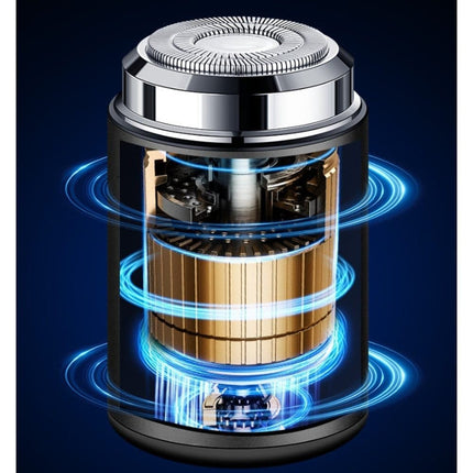 Braun Compatible Electric Shaver Mini for Men, Travel and Everyday Use, Gold.