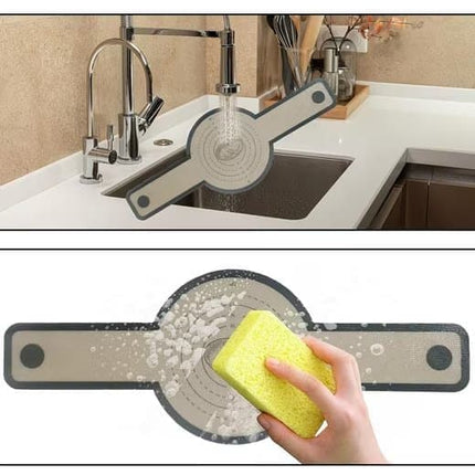 2-Pack Nonstick Silicone Baking Mat with Long Handles, Gray.