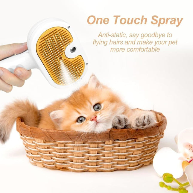 Pet Brush for Dogs and Cats, 20x11.5x8 cm, Effective Pressure Brush for Pet Fur Care.