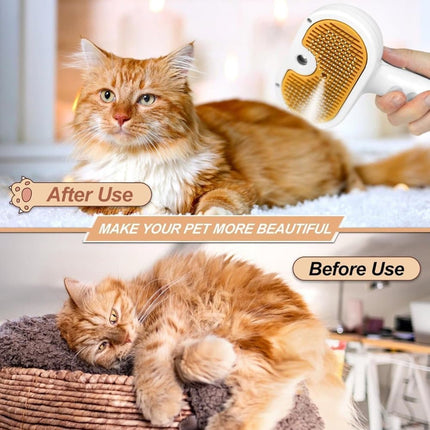 Pet Brush for Dogs and Cats, 20x11.5x8 cm, Effective Pressure Brush for Pet Fur Care.
