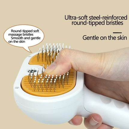 Pet Brush for Dogs and Cats, 20x11.5x8 cm, Effective Pressure Brush for Pet Fur Care.
