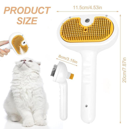 Pet Brush for Dogs and Cats, 20x11.5x8 cm, Effective Pressure Brush for Pet Fur Care.