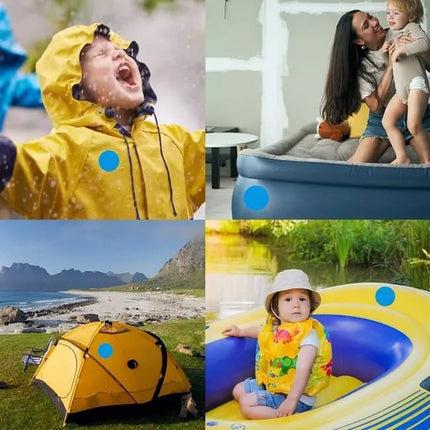 20 pcs PVC Pool Repair Kit, Self-Adhesive Waterproof Patches for Pools and Inflatables.