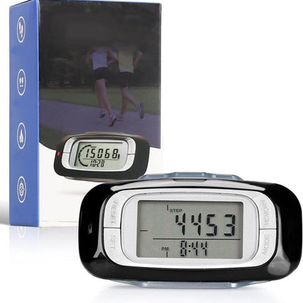 3D Pedometer with Large Easy-to-Read Display, Steps Distance Calories Tracking, No App Needed, 9 Month Battery Life for Elderly and Exercise Tracking