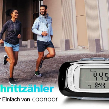 3D Pedometer with Large Easy-to-Read Display, Steps Distance Calories Tracking, No App Needed, 9 Month Battery Life for Elderly and Exercise Tracking.