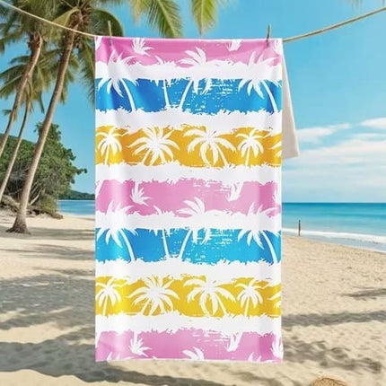XXL Microfiber Beach Towel, Quick-Drying Lightweight Bath Towel for Beach, 70x140 cm.