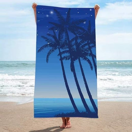 XXL Microfiber Beach Towel, Quick-Drying Lightweight Bath Towel for Beach, 70x140 cm.