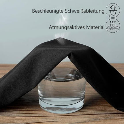 Breathable Quick-Dry Arm Warmers with Shoulder Protection and Thumb Holes, Wood.