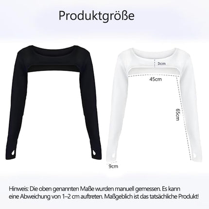 Breathable Quick-Dry Arm Warmers with Shoulder Protection and Thumb Holes, Wood.