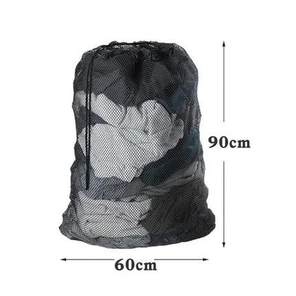 1-Pack Large Laundry Travel Bag, 60x90 cm, Black.