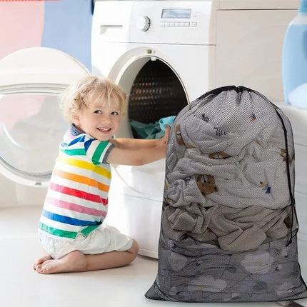 1-Pack Large Laundry Travel Bag, 60x90 cm, Black.