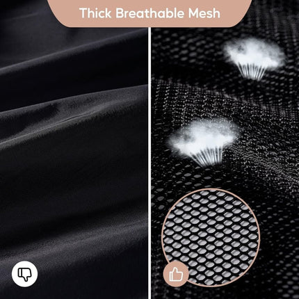 1-Pack Large Laundry Travel Bag, 60x90 cm, Black.