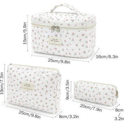 3-Pack Large Toiletry Bag, Size B.