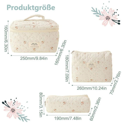 3-Pack Travel Toiletry Bag for Cosmetics and Toiletries Organizer.