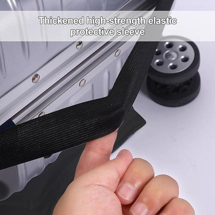 18-32 Inch Elastic Suitcase Cover, Washable Luggage Protector Reusable Travel Protective Cover, M 22-24 Inch.